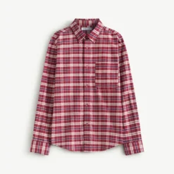 Áo Sơ Mi Flannel Đỏ | Form Rộng, Mềm Mịn, Thời Trang