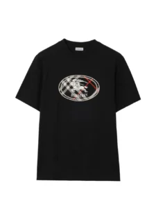 Áo Phông Burberry Vintage Check Panel Cotton T-Shirt Chính Hãng