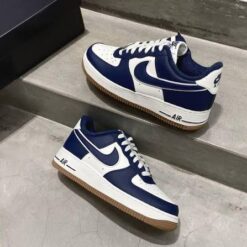 Giày Nike Air Force 1 Low Navy White Gum – Phong Cách Streetwear Đẳng Cấp